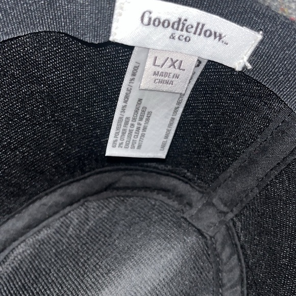 Goodfellow & Co unisex grey flecked fedora hat size L/XL - Picture 7 of 8